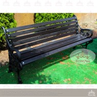 Bancă Parc, Grădină și Terasă KORONA cu brațe- Mobilier Stradal