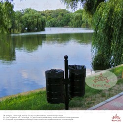 Coș de Gunoi Metalic Stradal URBAN 2