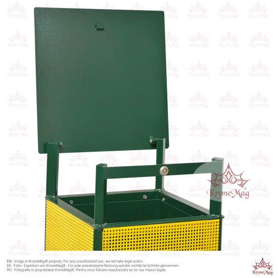 Coș de Gunoi Stradal cu Capac URBAN 27C