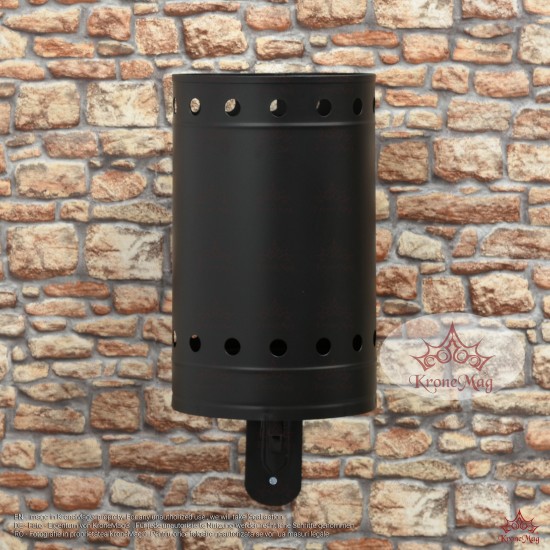 Coș Gunoi Metalic Stradal,de Perete URBAN 12