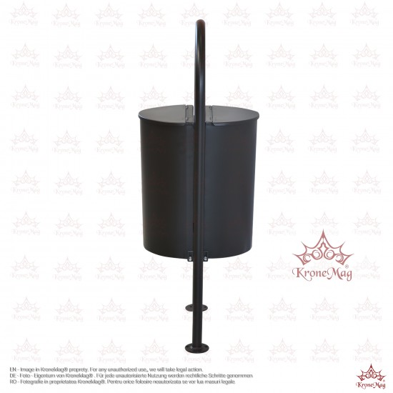 Coș Gunoi Metalic Stradal,Dublu cu Capac URBAN 26.C Coș Gunoi Metalic Stradal,Dublu cu Capac URBAN 26.C