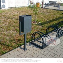 Coș Gunoi Metalic Stradal URBAN 15