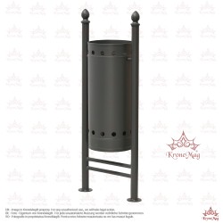 Coș Gunoi Metalic Stradal URBAN 3