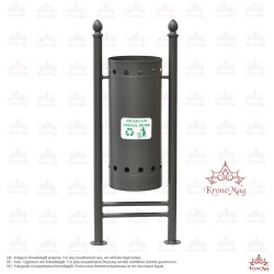 Coș Gunoi Metalic Stradal URBAN 3