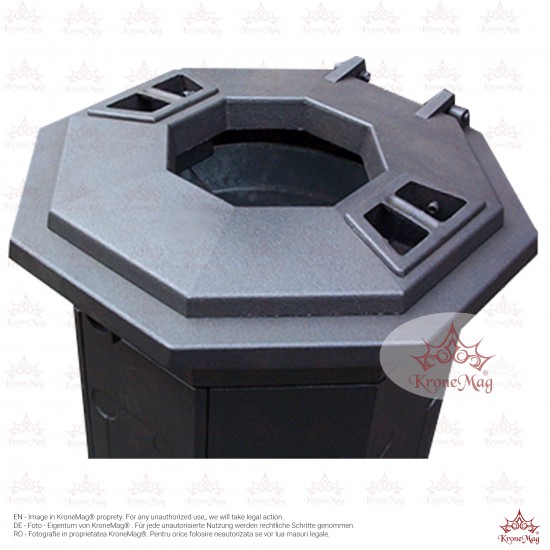 Coș Gunoi Parc,Stradal Fontă BIN-1-C