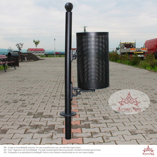Coș Gunoi Metalic,Stradal URBAN 1.P