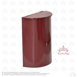  Coș Gunoi Metalic de Perete URBAN 25.C cu Capac