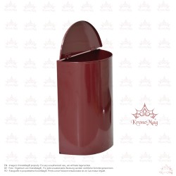  Coș Gunoi Metalic de Perete URBAN 25.C cu Capac