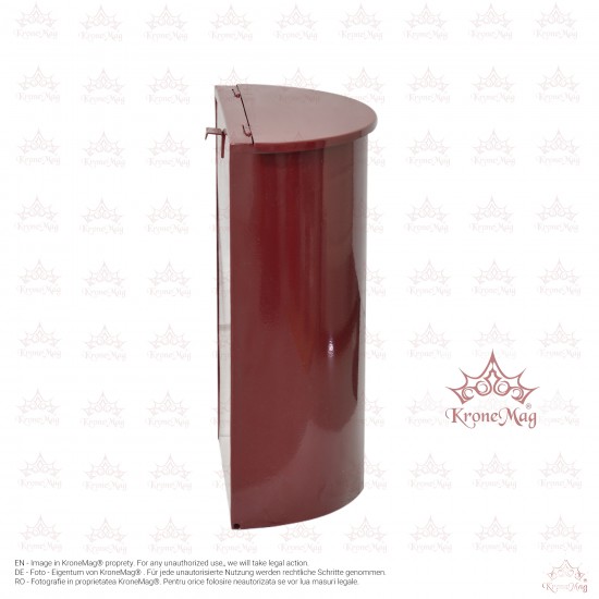 Coș Gunoi Metalic de Perete URBAN 25.C cu Capac