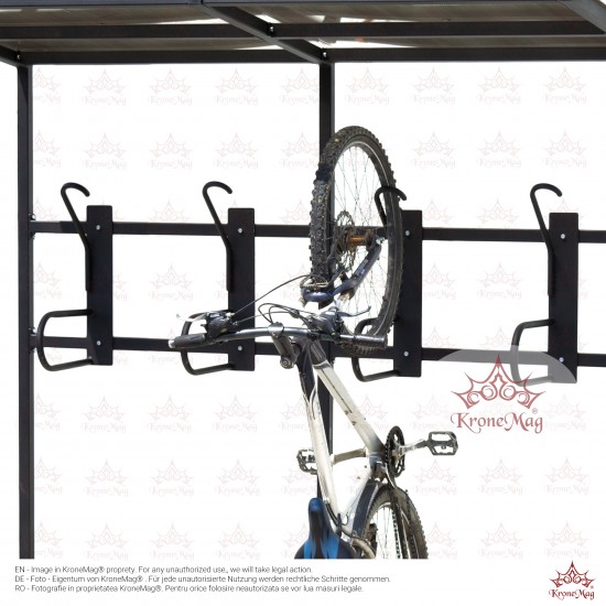 Suport Biciclete Metalic cu Acoperiș SBA-1