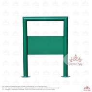 Suport Rastel Bicicletă Stradal Metalic cu Panou Publicitar CYCLE-1P