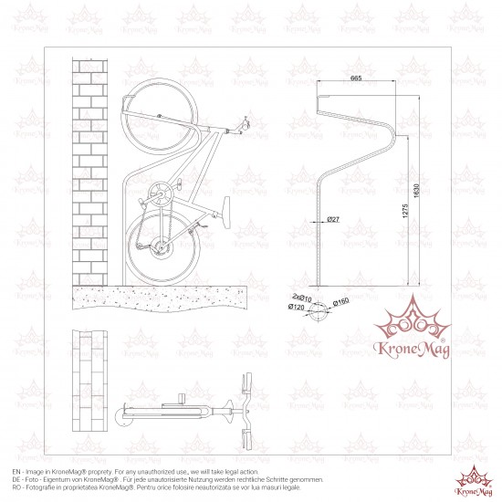 Suport Vertical Bicicletă SS1