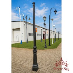 Stâlp Iluminat Exterior Stradal, Parc din Fontă HANGA 1