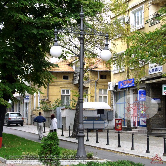 Stâlp Iluminat Stradal Decorativ din Fontă 1H1-Y2