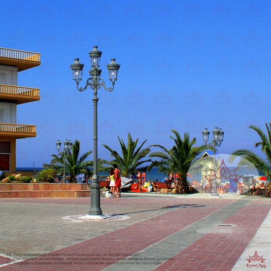 Stâlp Iluminat Stradal Decorativ din Fontă D4-S31