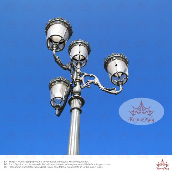 Stâlp Iluminat Stradal Decorativ din Fontă D4-S31