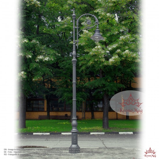 Stâlp Iluminat Stradal Decorativ din Fontă G31-L1