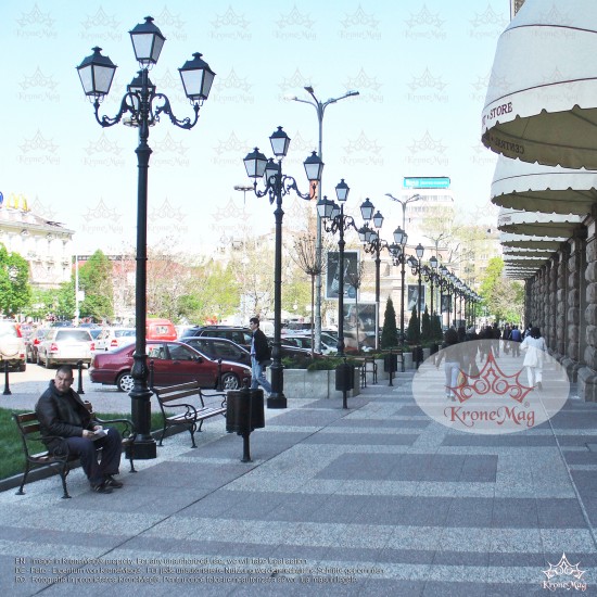 Stâlp Iluminat Stradal Decorativ din Fontă G4-S31