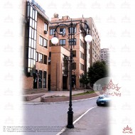 Stâlp Iluminat Stradal Decorativ din Fontă M2H2-L2