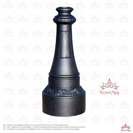 Stâlp Iluminat Stradal Metalic cu Ornamente Fontă K1H1-KL1
