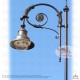 Stâlp Iluminat Stradal Metalic cu Ornamente Fontă T65-4-L1
