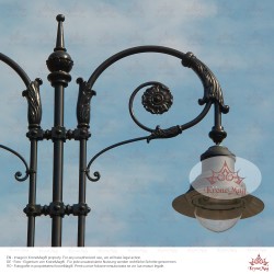 Stâlp Iluminat Stradal Metalic cu Ornamente T146-L2 Stâlp Iluminat Stradal Metalic cu Ornamente T146-L2