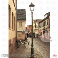  Stâlp Iluminat Grădină, Curte din Fontă B1-1B