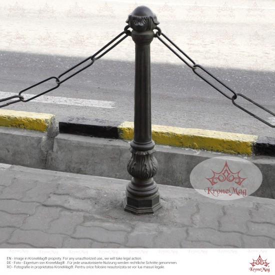 Stâlp Delimitare Spații și Parcare cu Urechi pentru Lanț 908