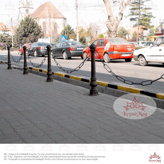 Stâlp Delimitare Spații și Parcare cu Urechi pentru Lanț 908