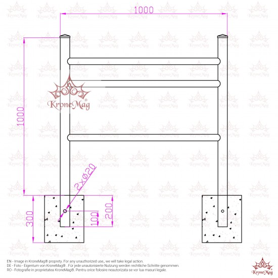 Gard Delimitare Spații Publice și Private PG1