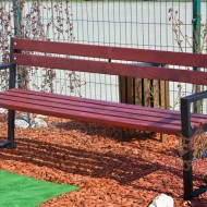 Bancă Metal și Lemn pentru Grădină THAVIS