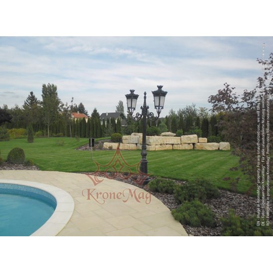 Stâlp Iluminat Grădină,Curte din Fontă R-C2