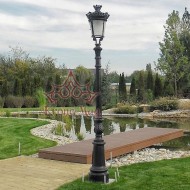 Stâlp Iluminat Grădină, Curte din Fontă R-1b 