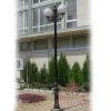 Stâlp Iluminat Grădină, Curte Metalic cu Fontă VILLA-2 