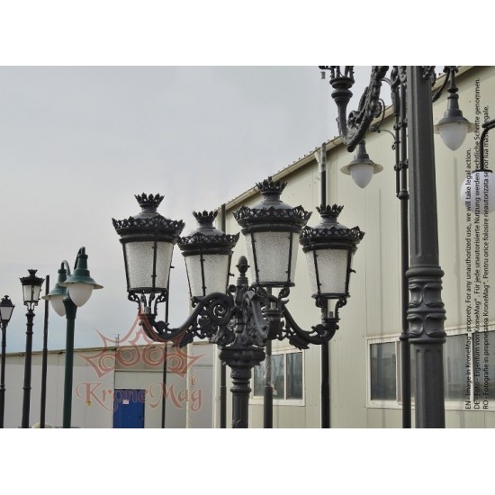 Stâlp Iluminat Grădină,Curte din Fontă BL103