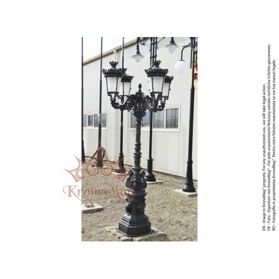 Stâlp Iluminat Grădină,Curte din Fontă BL103