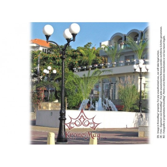 Stâlp Iluminat Exterior Stradal,Parc din Fontă 1H-M3
