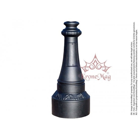 Stalp Iluminat Stradal Metalic cu Ornamente Fonta KT1H1-KL1