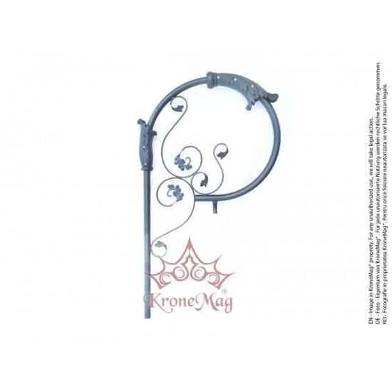 Stalp Iluminat Stradal Metalic cu Ornamente Fonta KT1H1-KL1