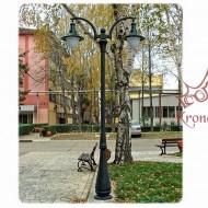 Stâlp Iluminat Decorativ pentru Parcuri din Fontă P-K2