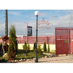 Stâlp Iluminat Parc Metalic cu Ornamente Fontă UNIO-M87