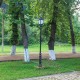 Stâlp Iluminat Parc Metalic cu Ornamente Fontă VILLA-1