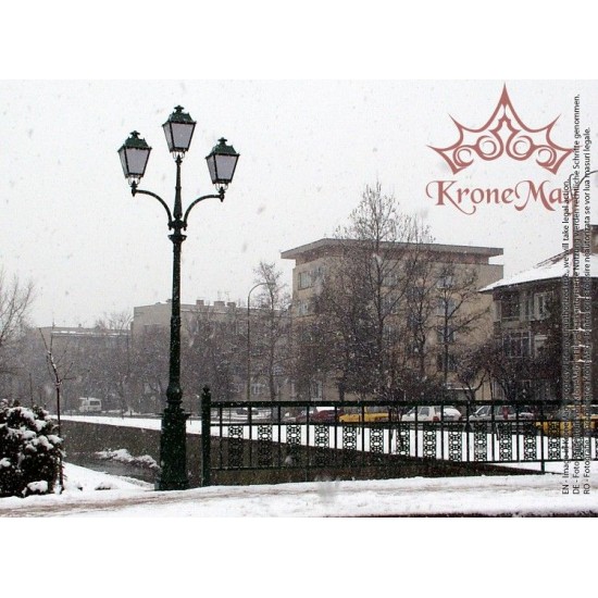 Stâlp Iluminat Decorativ pentru Parcuri din Fontă 2H-N2