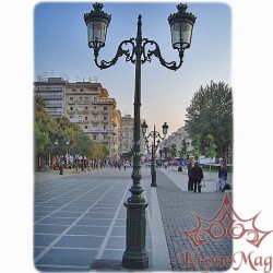 Stâlp Iluminat Decorativ pentru Parc din Fontă D1-S2