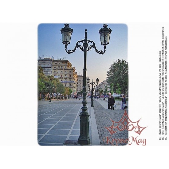 Stâlp Iluminat Decorativ pentru Parc din Fontă D1-S2