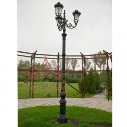 Stâlp Iluminat Decorativ pentru Parcuri din Fontă G31-C3
