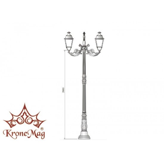 Stâlp Iluminat Parc,Stradal Fontă 1K-C2