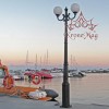 Stâlp Iluminat Decorativ pentru Parcuri din Fontă 315-2 