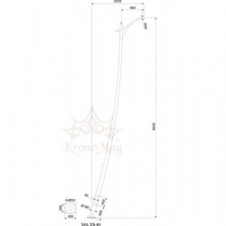 Stâlp Iluminat Exterior Stradal din Aluminiu SAL DS-84 Stâlp Iluminat Exterior Stradal din Aluminiu SAL DS-84