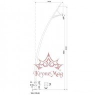 Stâlp Iluminat Exterior Stradal din Aluminiu SAL DS-88